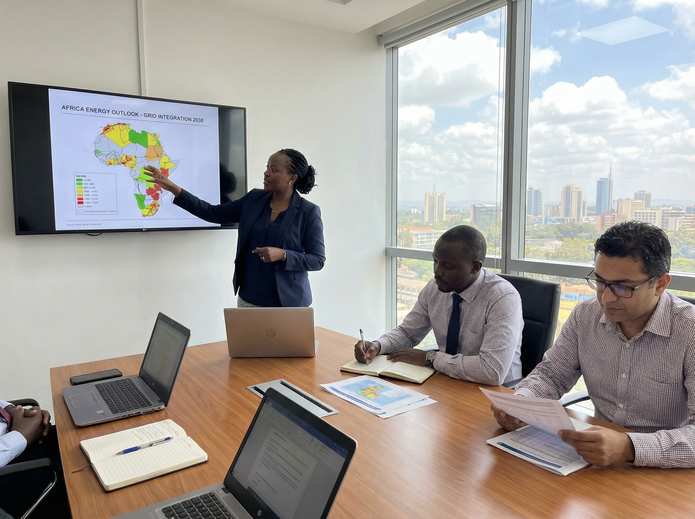 EnerAfrika Ventures advisory team in Nairobi